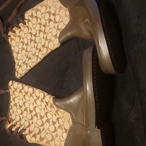 Coach Brown Tall Boots